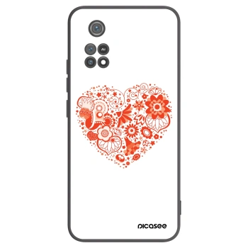 Picasee husă neagră din silicon pentru Xiaomi Poco M4 Pro - Big heart