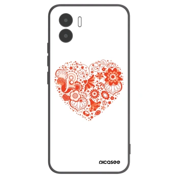 Picasee husă neagră din silicon pentru Xiaomi Redmi A1 - Big heart