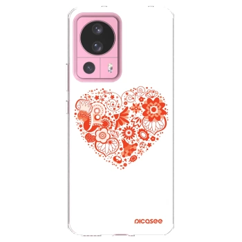 Picasee husă transparentă din silicon pentru Xiaomi 13 Lite - Big heart