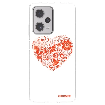 Picasee husă transparentă din silicon pentru Xiaomi Redmi Note 12 Pro+ 5G - Big heart