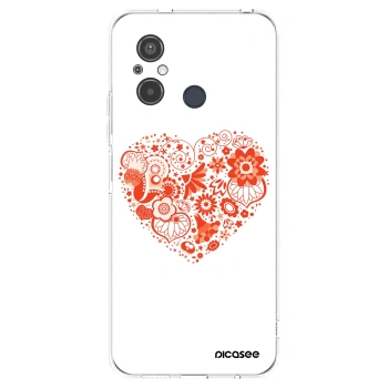 Picasee husă transparentă din silicon pentru Xiaomi Redmi 12C - Big heart