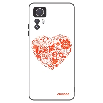 Picasee husă neagră din silicon pentru Xiaomi Redmi Note 12S - Big heart
