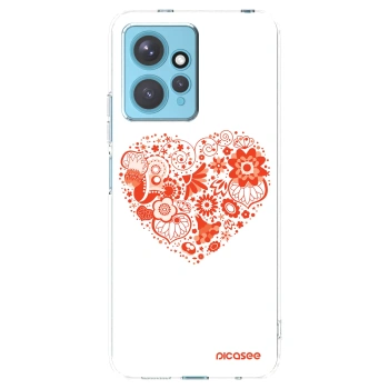 Picasee husă transparentă din silicon pentru Xiaomi Redmi Note 12 4G - Big heart