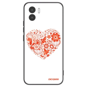 Picasee husă neagră din silicon pentru Xiaomi Redmi A2 - Big heart