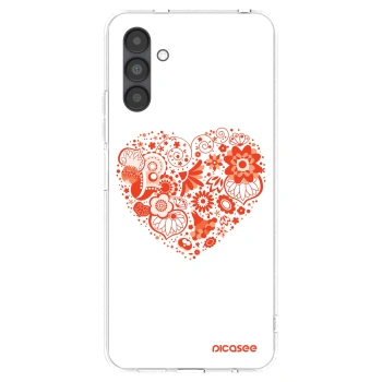 Picasee husă transparentă din silicon pentru Samsung Galaxy A04s A047F - Big heart