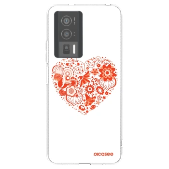 Picasee husă transparentă din silicon pentru Xiaomi Poco F5 Pro 5G - Big heart