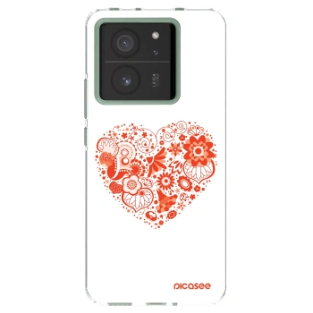 Picasee husă transparentă din silicon pentru Xiaomi 13T - Big heart