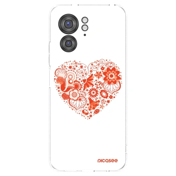 Picasee husă transparentă din silicon pentru Motorola Edge 40 - Big heart