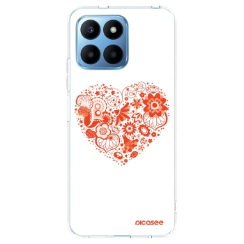 Picasee husă transparentă din silicon pentru Honor 70 Lite - Big heart