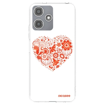 Picasee husă transparentă din silicon pentru Xiaomi Redmi 12 5G - Big heart