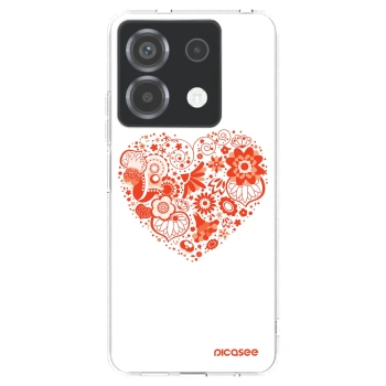 Picasee husă transparentă din silicon pentru Xiaomi Poco X6 - Big heart