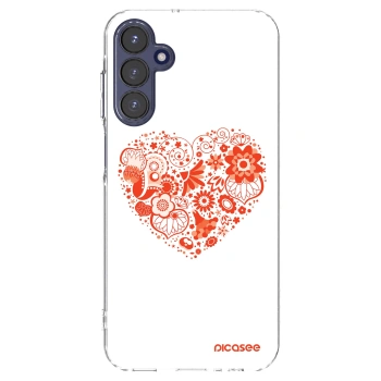 Picasee husă transparentă din silicon pentru Samsung Galaxy A15 A155F 4G - Big heart