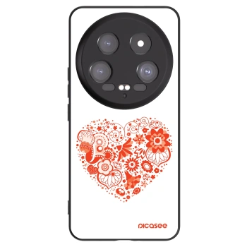 Picasee husă neagră din silicon pentru Xiaomi 14 Ultra - Big heart