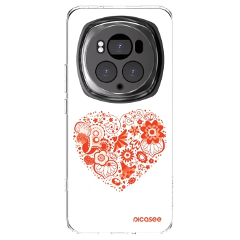 Picasee husă transparentă din silicon pentru Honor Magic6 Pro - Big heart