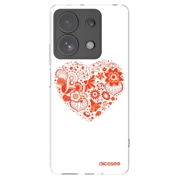 Picasee husă transparentă din silicon pentru Xiaomi Redmi Note 13 Pro 4G - Big heart