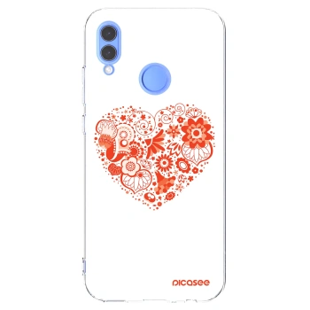 Picasee husă transparentă din silicon pentru Honor 10 Lite - Big heart