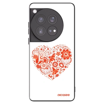 Picasee husă neagră din silicon pentru OnePlus 12 5G - Big heart
