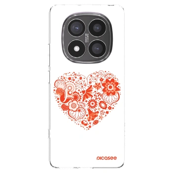 Picasee husă transparentă din silicon pentru Xiaomi Redmi Note 14 Pro+ 5G - Big heart