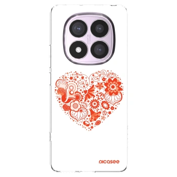 Picasee husă transparentă din silicon pentru Xiaomi Redmi Note 14 Pro 5G - Big heart