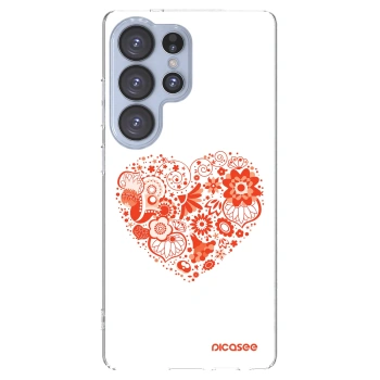 Picasee husă transparentă din silicon pentru Samsung Galaxy S25 Ultra 5G - Big heart