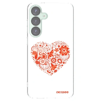 Picasee husă transparentă din silicon pentru Samsung Galaxy S25+ 5G - Big heart