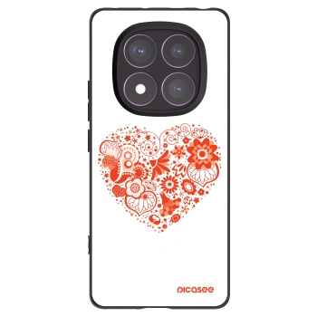 Picasee husă neagră din silicon pentru Xiaomi Redmi Note 14 Pro 4G - Big heart