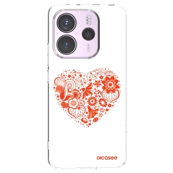 Picasee husă transparentă din silicon pentru Xiaomi Redmi Note 14 4G - Big heart