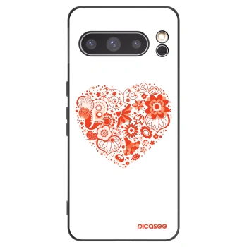 Picasee husă neagră din silicon pentru Google Pixel 8 Pro - Big heart