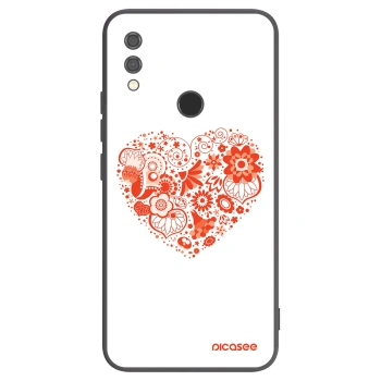 Picasee husă neagră din silicon pentru Xiaomi Redmi Note 7 - Big heart