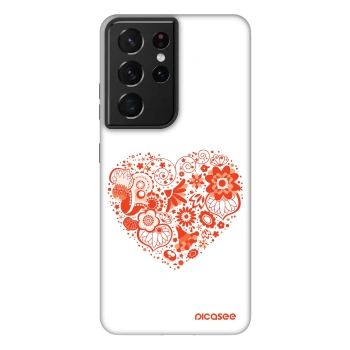 Picasee Fashion Case pentru Samsung Galaxy S21 Ultra 5G G998B - Big heart