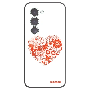 Picasee husă neagră din silicon pentru Xiaomi Redmi 15 5G - Big heart