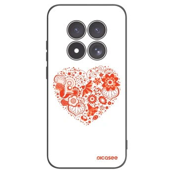 Picasee husă neagră din silicon pentru Xiaomi Redmi Note 15 Pro 4G - Big heart