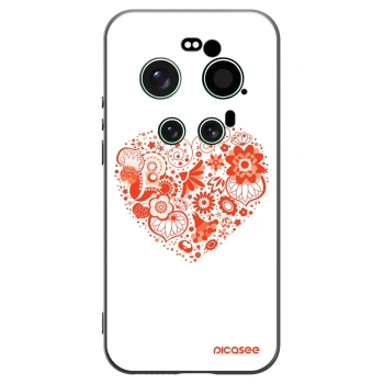 Picasee husă neagră din silicon pentru Xiaomi 17 Ultra - Big heart