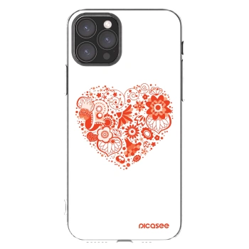 Picasee husă transparentă din silicon pentru Apple iPhone 11 Pro - Big heart