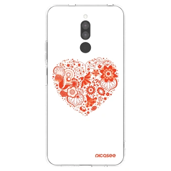 Picasee husă transparentă din silicon pentru Xiaomi Redmi 8 - Big heart
