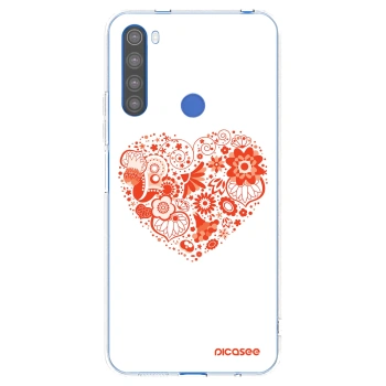 Picasee husă transparentă din silicon pentru Xiaomi Redmi Note 8T - Big heart