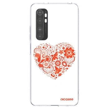 Picasee husă transparentă din silicon pentru Xiaomi Mi Note 10 Lite - Big heart