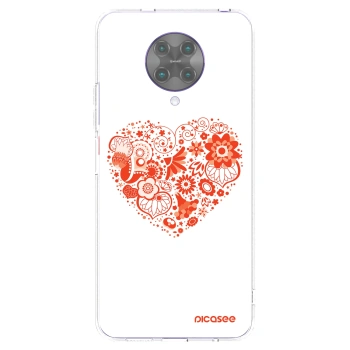 Picasee husă transparentă din silicon pentru Xiaomi Poco F2 Pro - Big heart