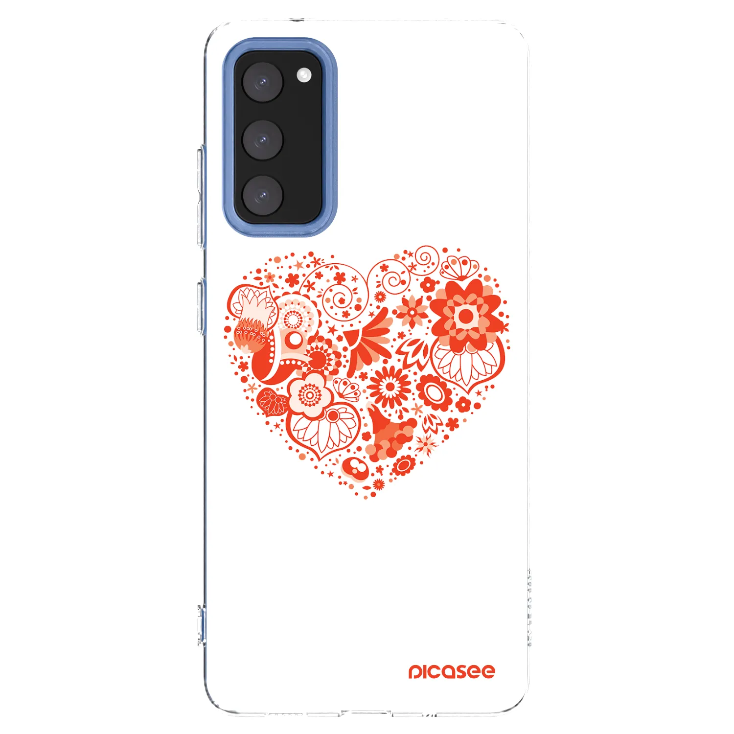 Picasee husă transparentă din silicon pentru Samsung Galaxy S20 FE - Big heart