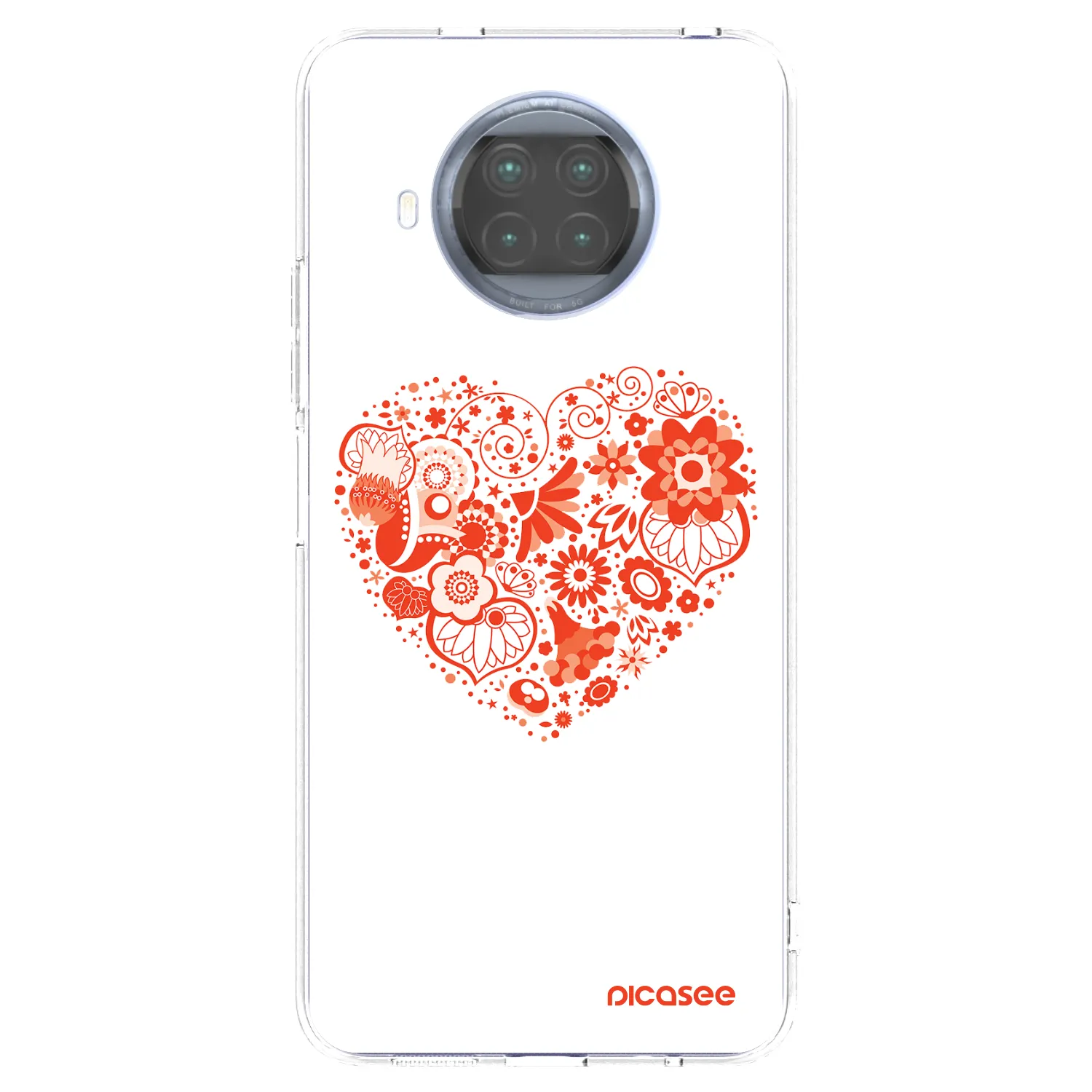 Picasee husă transparentă din silicon pentru Xiaomi Mi 10T Lite - Big heart