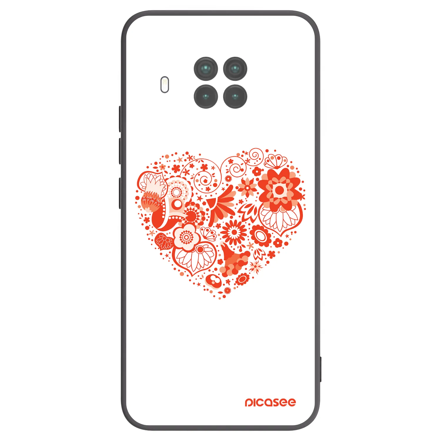 Picasee husă neagră din silicon pentru Xiaomi Mi 10T Lite - Big heart