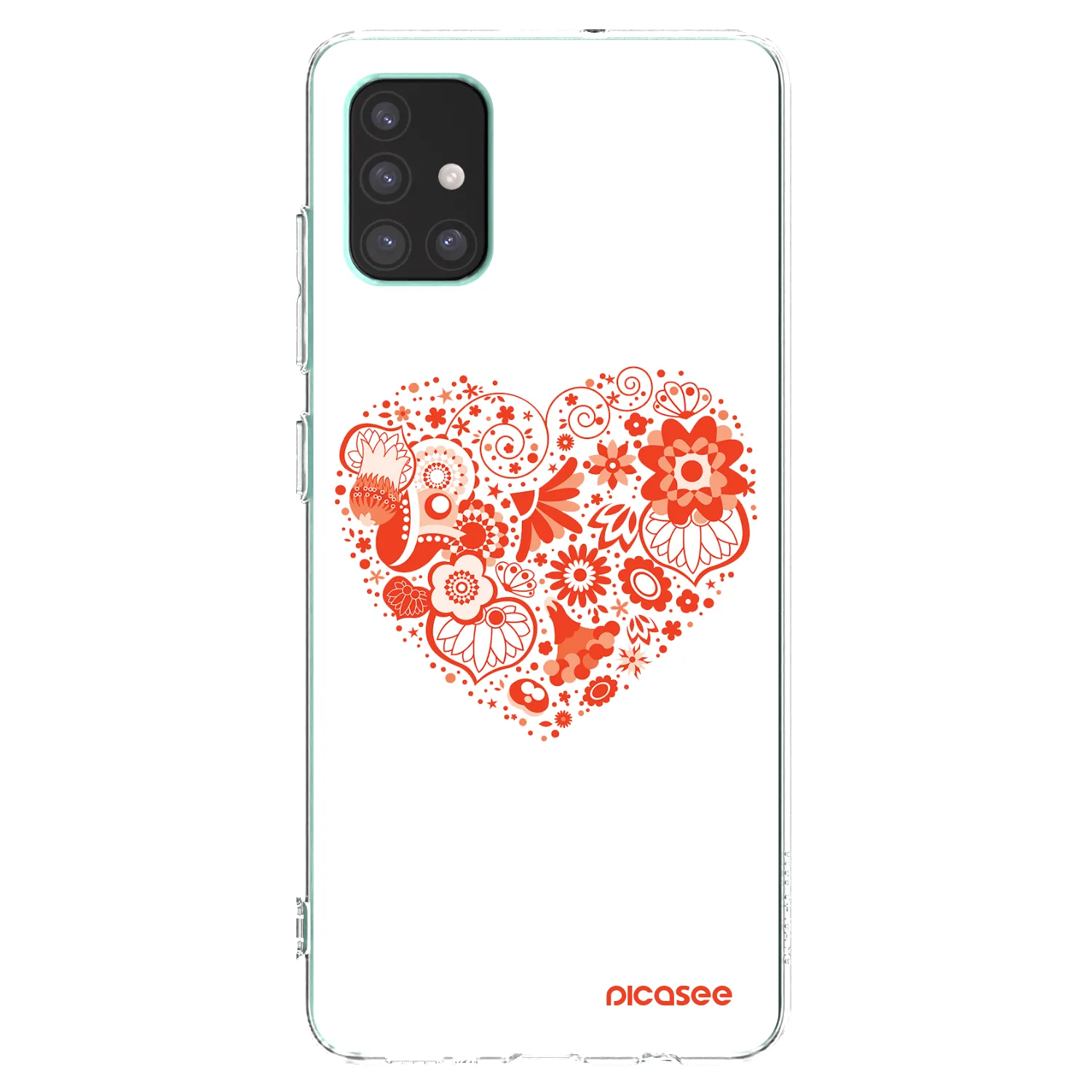 Picasee husă transparentă din silicon pentru Samsung Galaxy M51 M515F - Big heart