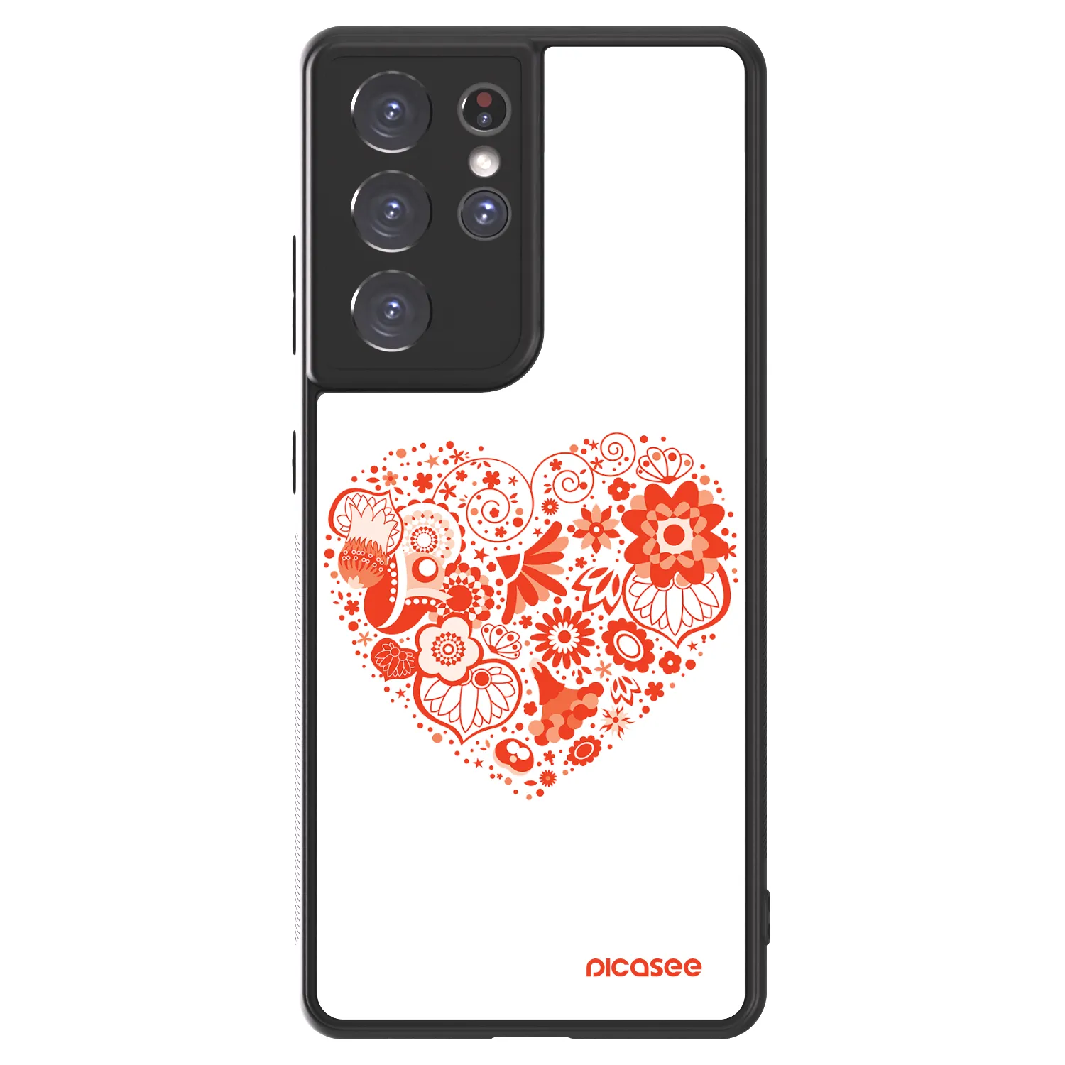 Picasee ULTIMATE CASE pentru Samsung Galaxy S21 Ultra 5G G998B - Big heart