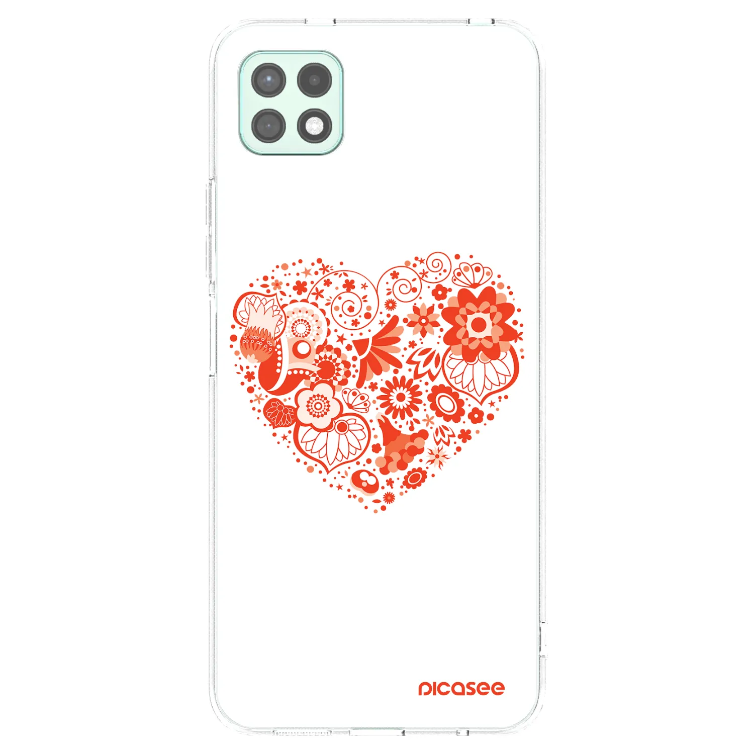 Picasee husă transparentă din silicon pentru Samsung Galaxy A22 A226B 5G - Big heart