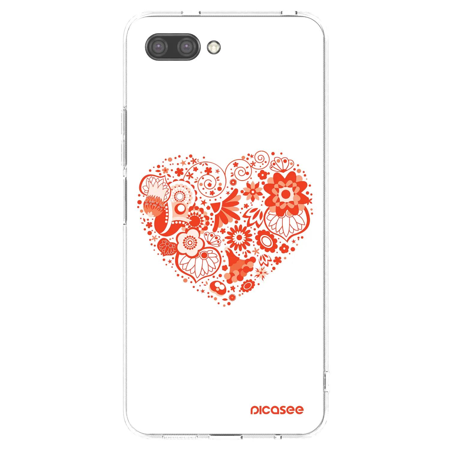 Picasee husă transparentă din silicon pentru Honor 10 - Big heart