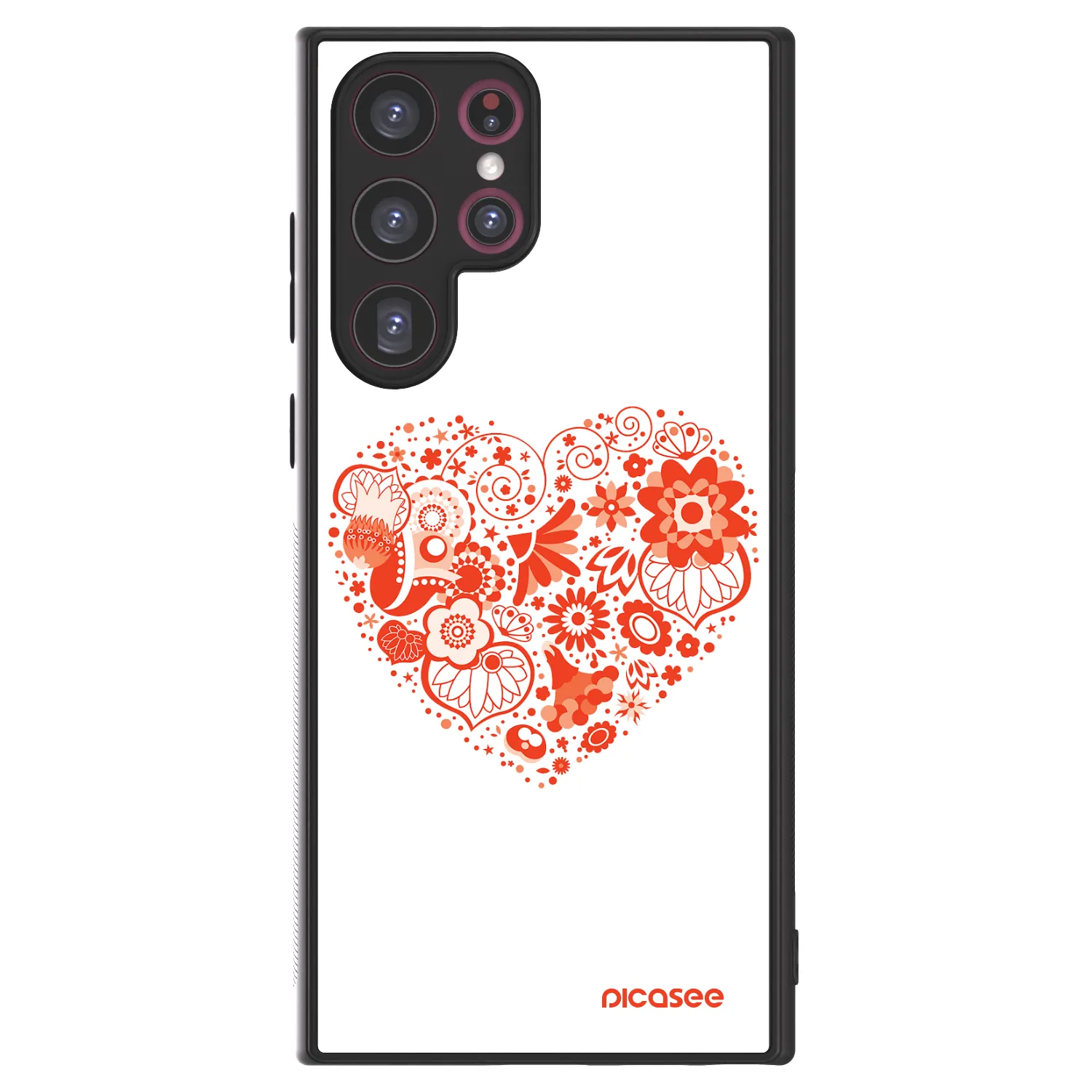 Picasee ULTIMATE CASE pentru Samsung Galaxy S22 Ultra 5G - Big heart