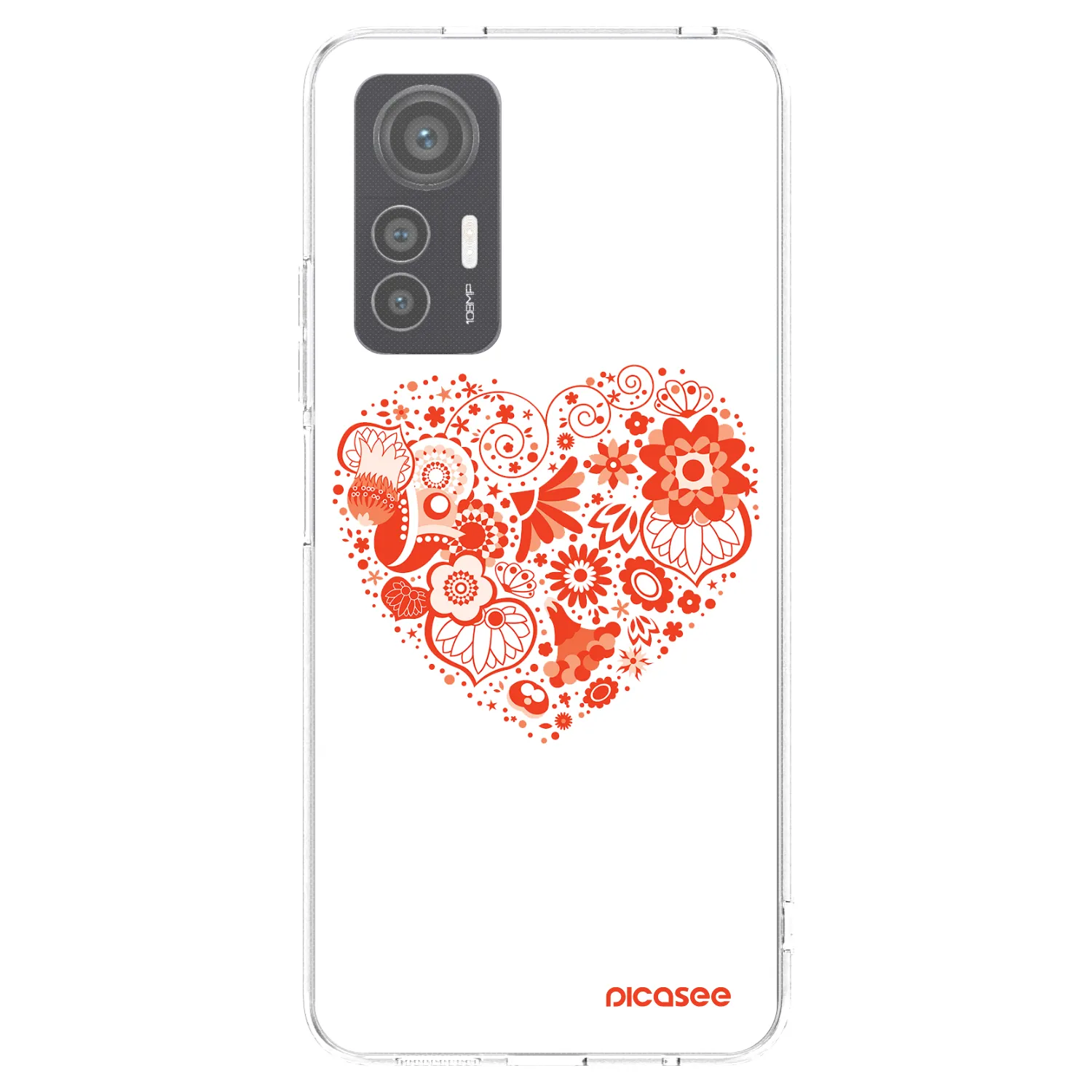 Picasee husă transparentă din silicon pentru Xiaomi 12 Lite - Big heart