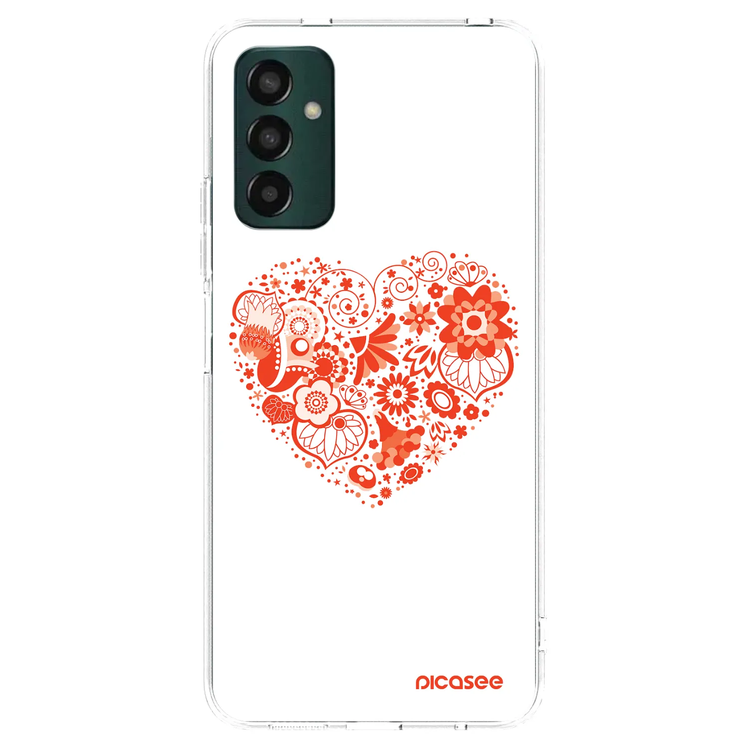 Picasee husă transparentă din silicon pentru Samsung Galaxy M23 5G - Big heart