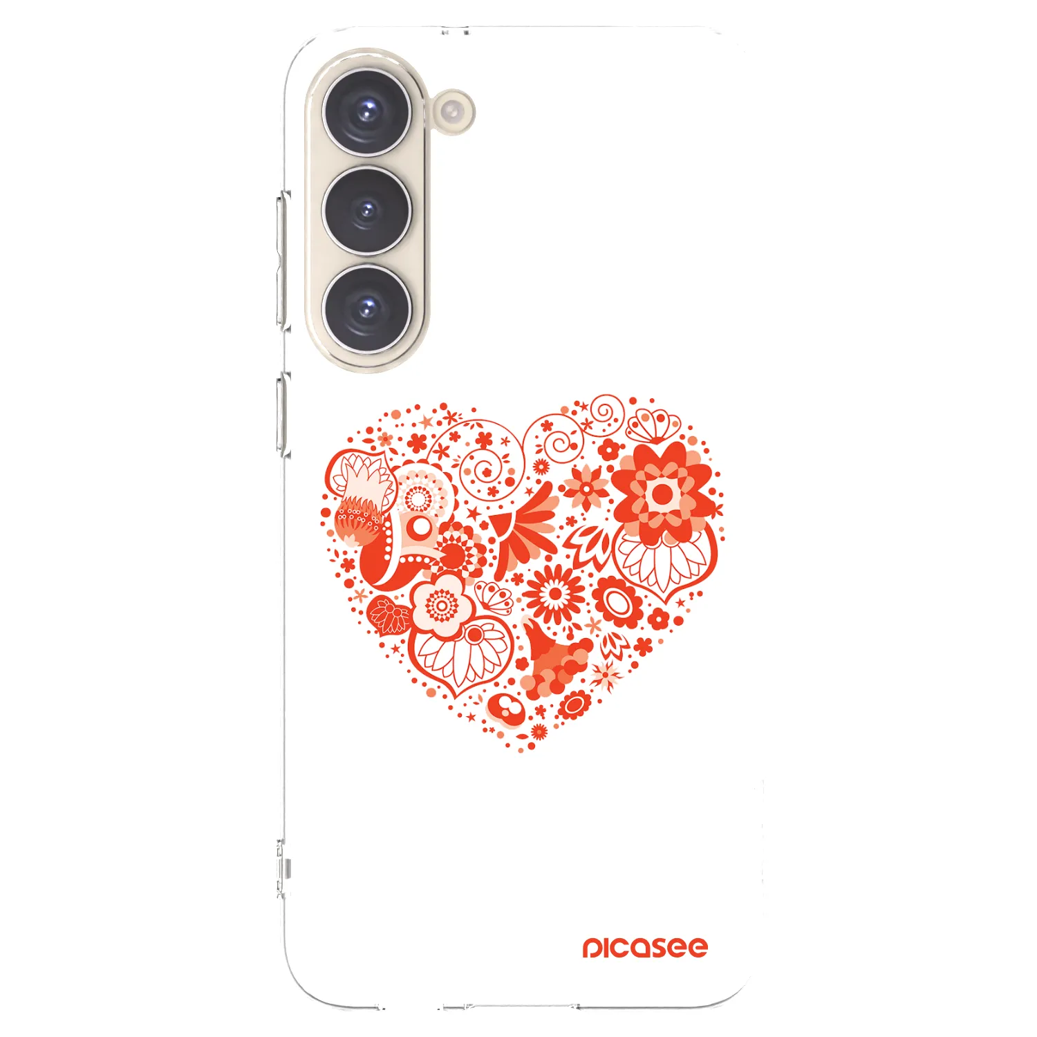 Picasee husă transparentă din silicon pentru Samsung Galaxy S23+ 5G - Big heart