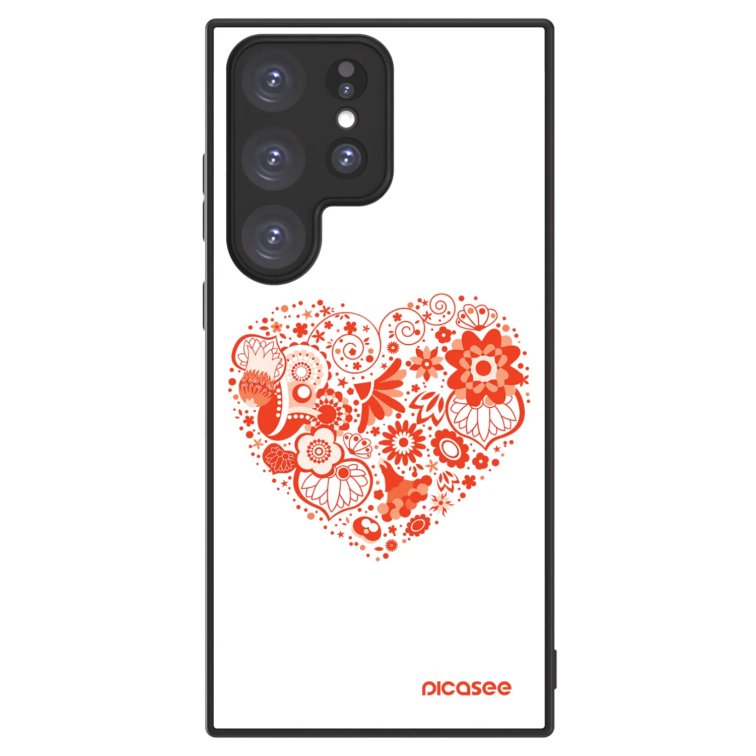 Picasee ULTIMATE CASE pentru Samsung Galaxy S23 Ultra 5G - Big heart